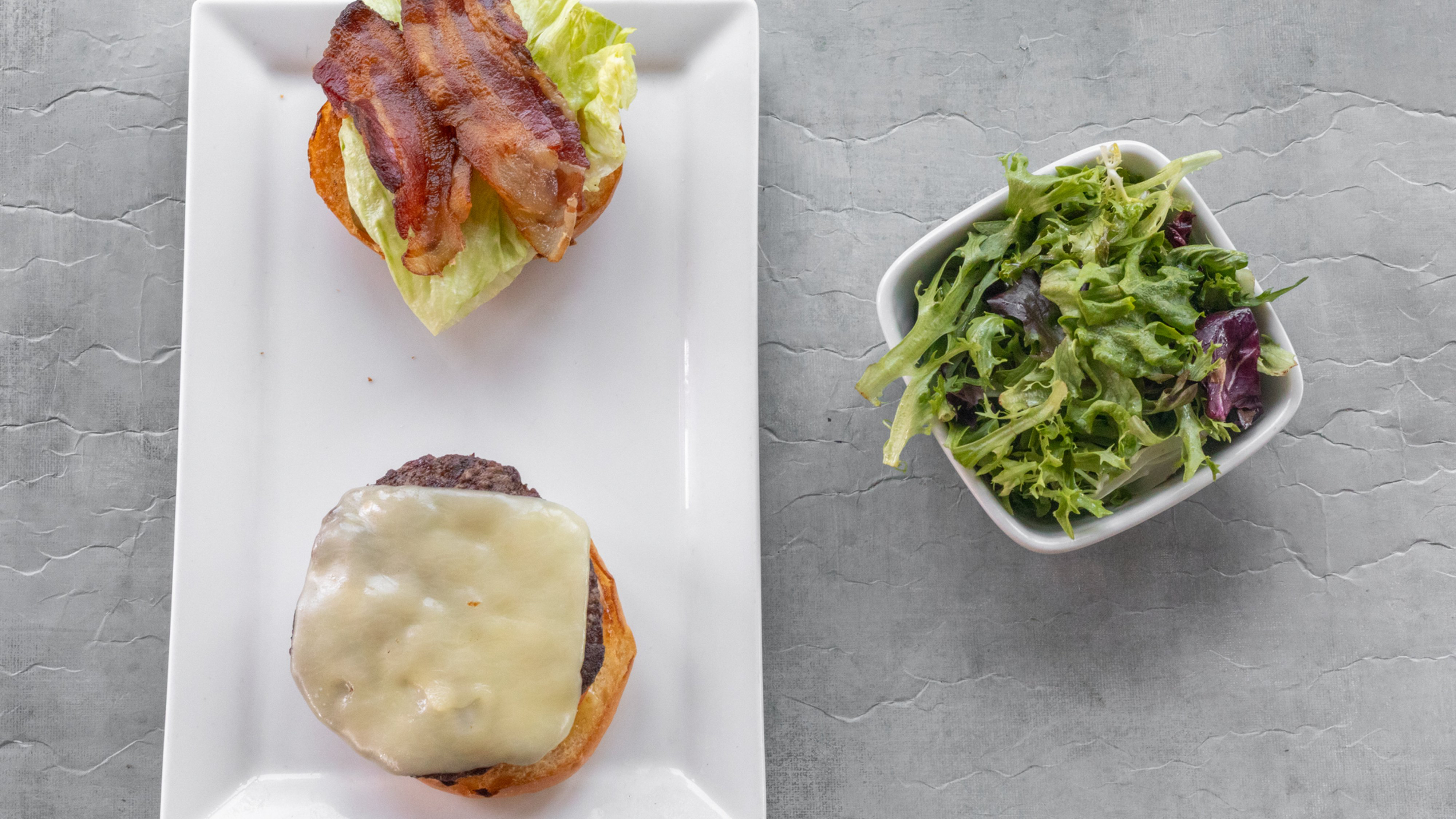 Grass-fed burger