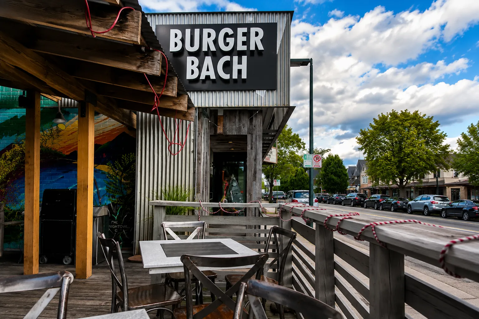 Burger Bach Carytown exterior